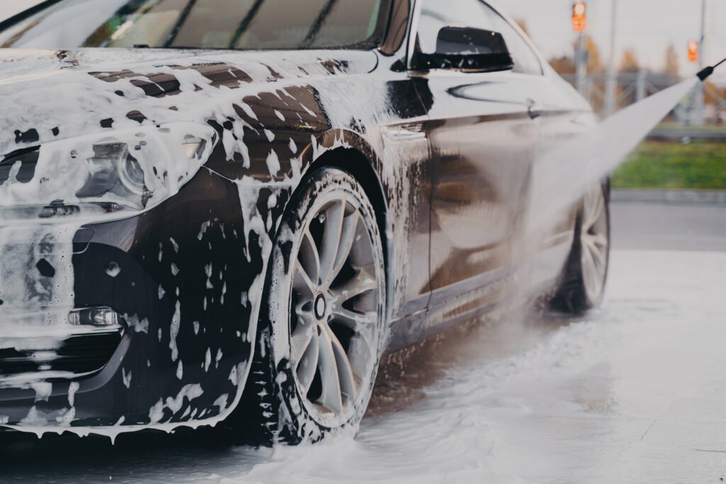 medium vecteezy process of professional car wash with chemical detergent and 11317406 medium