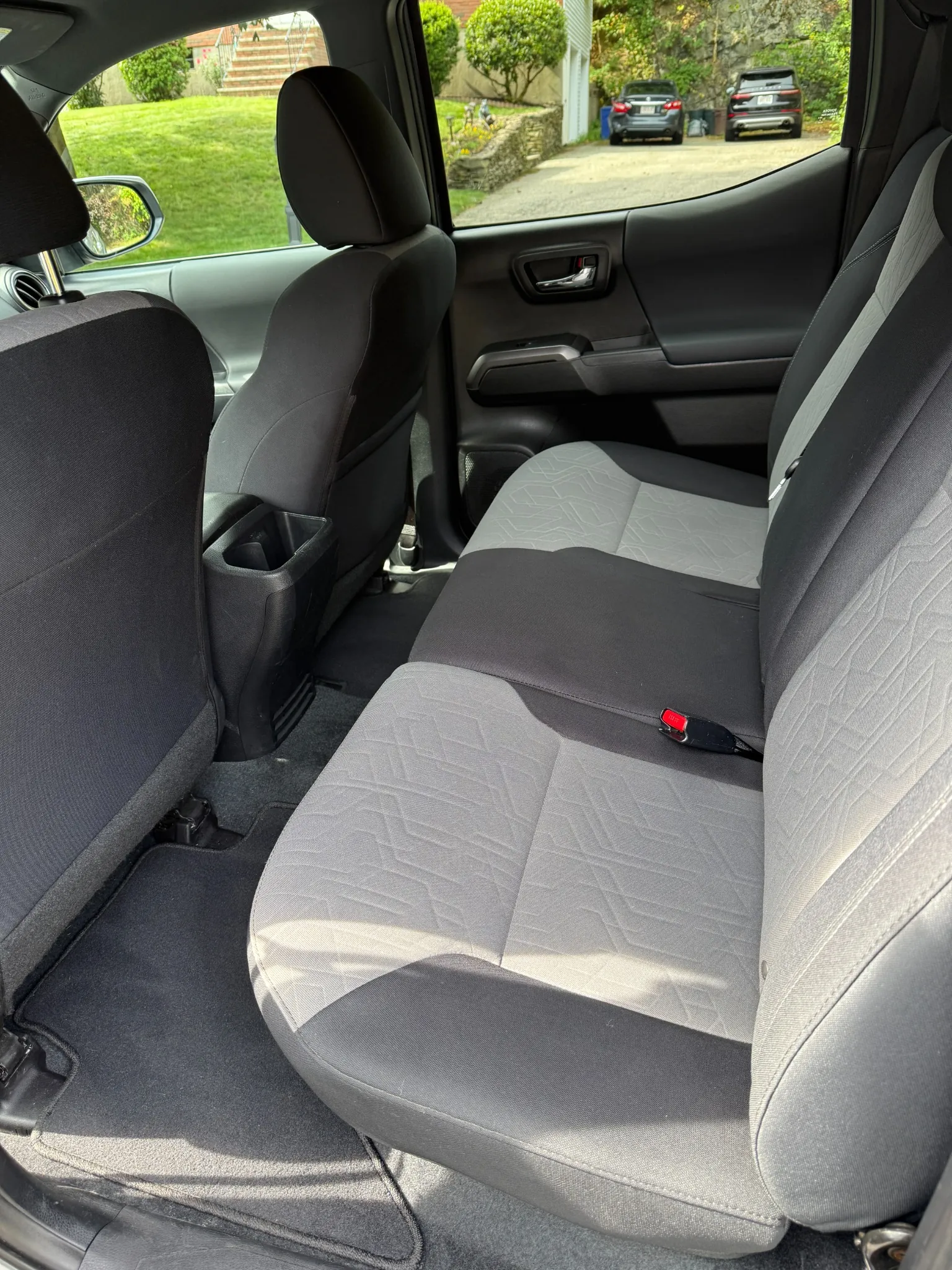Toyota Tacoma interior after auto detailing in Stoneham MA