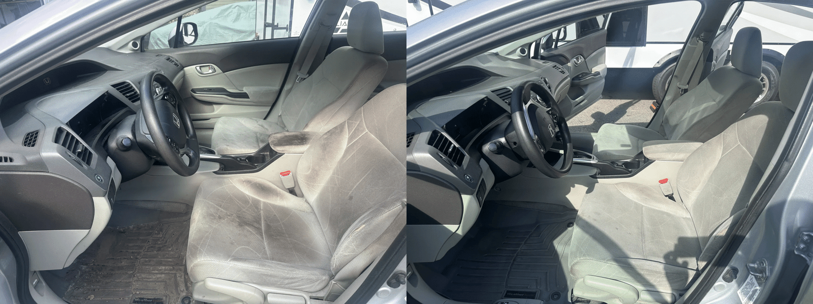 Interior before-after full detail — Stoneham MA