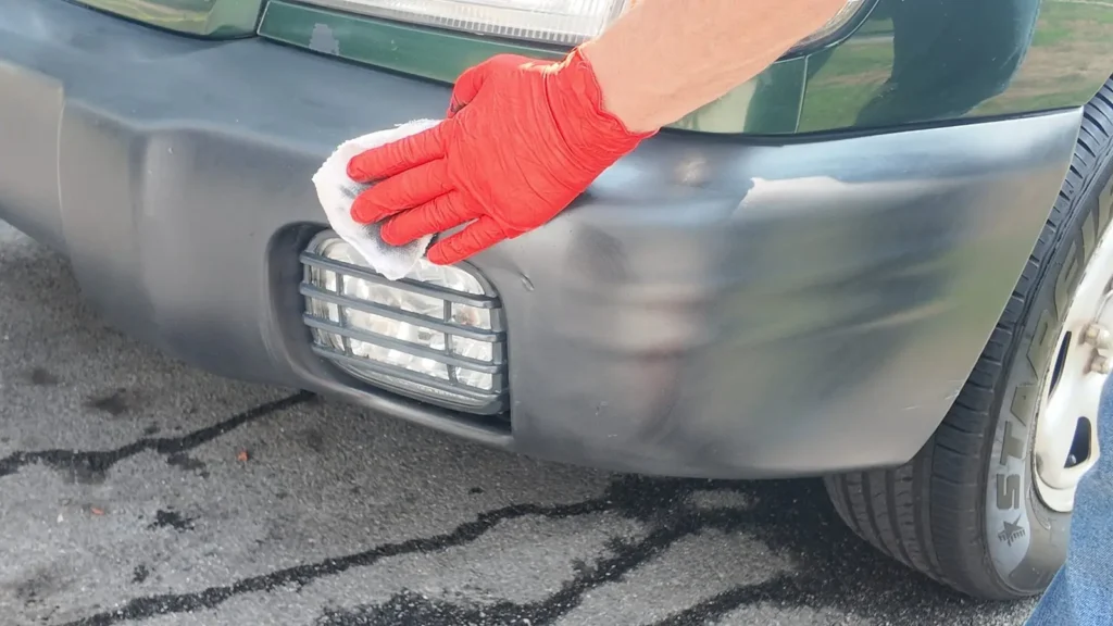 Technician restoring plastic trim with pro products in [tmc_town] MA