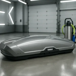 Thule rooftop cargo carrier with ceramic coating protection in Stoneham MA