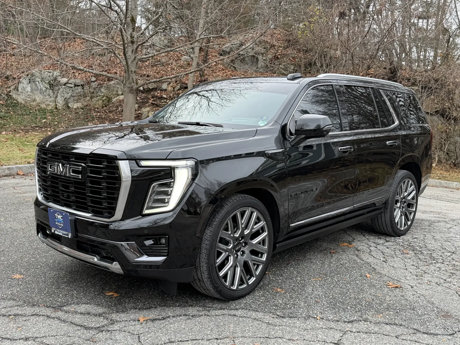 Ceramic Coating Medford MA 1 GMC Yukon Denali after ceramic coating Medford MA with deep gloss and protection
